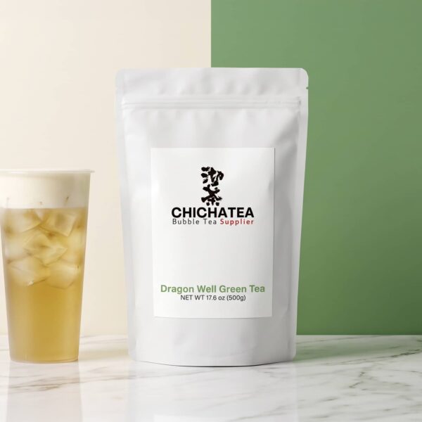 Dragon Well green tea wholesale 500 g bag for matcha and café drinks