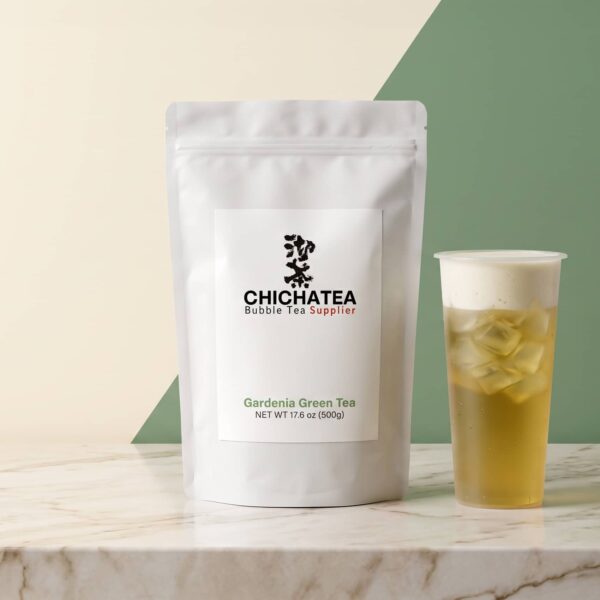 Gardenia green tea wholesale 500 g bag for bubble tea and café drinks