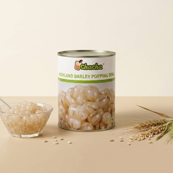Highland barley popping boba topping for bubble tea drinks