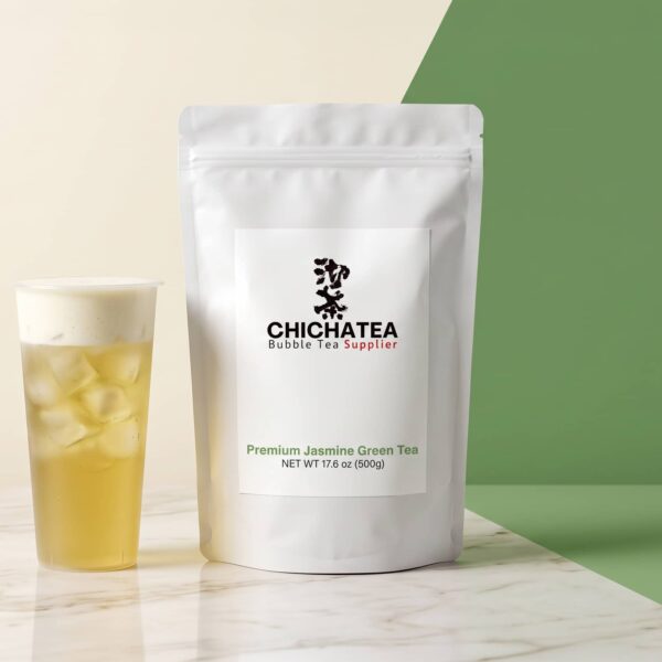 Jasmine green tea wholesale 500 g bag for bubble tea and café drinks