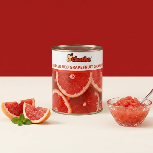 Red grapefruit pulp topping for fruit tea and bubble tea